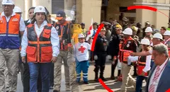 Dina Boluarte recibió gritos y abucheos en pleno simulacro nacional de sismo: "Devuelve los Rólex"