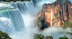 El salto de agua más alto del mundo está en Sudamérica: supera 15 veces a las cataratas del Niágara