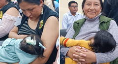 Premian a los bebés más mamoncitos de Tacna en divertida campaña por la lactancia materna
