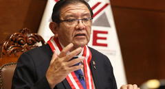 Presidente del JNE denuncia amenazas y hostigamiento en su contra: "Hay una campaña de desprestigio"