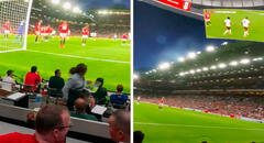 Restaurante instala pantalla gigante para que sus clientes vean el fútbol como si estuvieran en el estadio