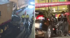 Surco: mujer fallece en la Panamericana Sur tras el choque de su vehículo con un tráiler, también se reportó un herido