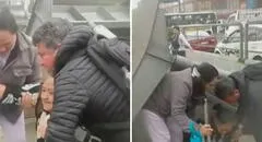 Cercado de Lima: caída de paradero deja al menos 4 heridos en cruce de avenidas Grau con Huánuco