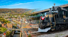 El bello pueblo de Estados Unidos con el segundo tren más antiguo del mundo y un túnel de casi 300 metros