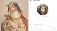 ¿Cómo enviarle un mensaje a Santa Rosa de Lima por WhatsApp? Conoce a dónde hacerle llegar tus peticiones