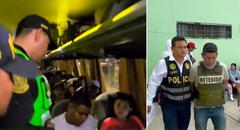 PNP interviene bus y hotel con migrantes sin documentos en Tumbes: intentaban llegar a Lima
