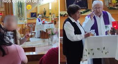Sacerdote saca a mujer de la iglesia porque su bebé no dejaba de hacer ruido: clip es viral
