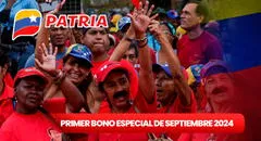 Primer Bono Especial HOY, 1 de septiembre 2024: FECHA de pago, NUEVO MONTO y buenas noticias vía Patria