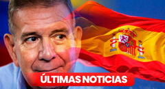 Edmundo González en España ÚLTIMAS NOTICIAS: Urrutía ya aterrizó en el país europeo, donde recibirá el asilo político