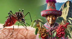 Árbol originario de América Latina, sagrado para los incas, que además actúa como un potente repelente de mosquitos