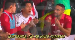 Revelan que Callens 'explotó' en la banca de la selección peruana tras ser sustituido: "No se hacen cambios"