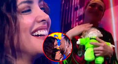 Zumba pone nerviosa a Rosangela Espinoza al dedicarle romántica canción en 'Esto es guerra': "El amor que a mí ha llegado"