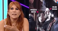 Magaly Medina critica a Priscila Mateo por mostrarse en evento con Julián Zucchi: "Ya es una farandulera"