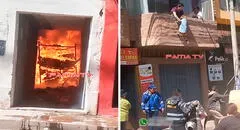 Peruana hace llorar a miles al lanzar a sus 2 perros por la ventana para salvarlos de morir durante incendio