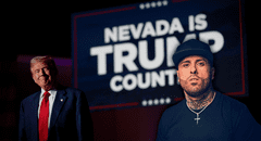Nicky Jam apoya a Trump en mitin de Las Vegas, pero él lo confunde con una mujer: "Es una cantante sexy"