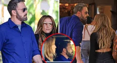 ¿Se reconcilian? Jennifer Lopez y Ben Affleck besándose en medio del divorcio