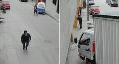 Hombre se salva de accidente tras resbalar en pendiente y en redes dicen:"Es sobrenatural"