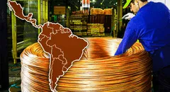 El país de Sudamérica con la mayor producción mundial de cobre que supera a EE.UU y China: genera más de US$50.000 millones al año