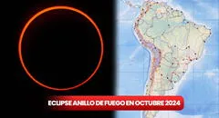 Eclipse Anillo de Fuego, octubre 2024: los ÚNICOS DOS PAÍSES de Latinoamérica que lo verán en su TOTALIDAD