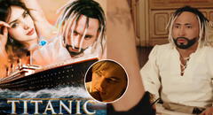 Zumba y Rosángela Espinoza recrean CANDENTE escena de 'Titanic' y usuarios los trolean: "Jack de Temu"