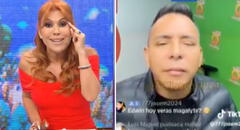 Magaly ENCARA a Edwin Sierra por decir que su programa es una “porquería” y le recuerda infidelidad a Milena con Greissy