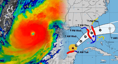 La trayectoria del Huracán Milton EN VIVO: revisa en tiempo real el paso del ciclón categoría 4 en Florida