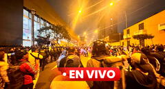 Marchas y protestas por paro de transportistas EN VIVO: exigen derogar ley 32108 en exteriores de Congreso