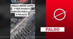 La República no reportó que Lima "pide ayuda a provincias para llegar a Palacio": es un montaje