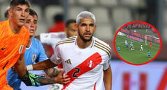 Luis Abram reveló la curiosa razón por la que se quedó tirado en el gol de Araujo en el Perú vs Uruguay