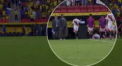 Filtran video de Marcos López derribando el monitor del VAR al finalizar el primer tiempo de Perú vs. Brasil