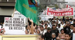 Paro de comerciantes de Mesa Redonda: protestan en rechazo de ley 31980 que restringe actividades a solo 4 rubros