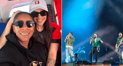 Leyla Chihuán y joven mujer disfrutaron del ROMÁNTICO CONCIERTO de Aventura en el Estadio Nacional