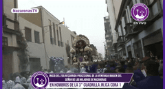 Señor de los Milagros 2024 EN VIVO: imagen del Cristo de Pachacamilla casi se cae HOY 18 de octubre