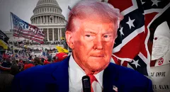 Por este motivo la bandera confederada, utilizada por seguidores de Trump, es símbolo de racismo en Estados Unidos