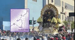 Ruta de la procesión del Señor de los Milagros para HOY, sábado 19 de octubre: dónde está el Cristo Moreno
