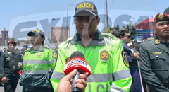 Capitán PNP Junior Izquierdo es enviado a cuidar procesión del Señor de los Milagros tras revelar audios de Santivañez
