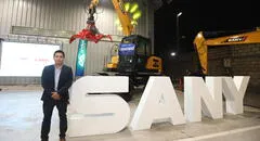 Andes Motor presenta la Excavadora sobre neumáticos marca SANY modelo SY155W: Innovación y seguridad para el sector de construcción y minería