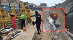 Hombre se salva de morir en Chorrillos tras caer 20 metros en pozo de agua en construcción