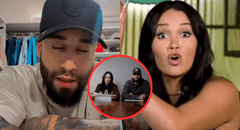 Jota Benz se queda fuera de su casa mientras Angie Arizaga no puede abrirle: "Toca esperar"