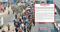 Ministerio de Trabajo otorga tolerancia de hasta 4 horas ante nuevo paro nacional de transportistas este 23 de octubre