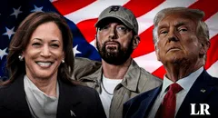 Eminem apoya a Kamala en mitin y apunta contra Trump: "Nuestra voz es más importante que nunca en estas elecciones"