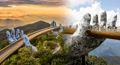 El puente con la "mano de Dios" al que varios turistas de EE. UU. visitan desde hace 6 años: sus dedos miden 2 metros