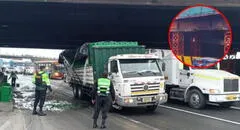 Puente Ricardo Palma es impactado por tercera vez: camión de cerveza se accidenta en vía que conecta SJL y Rímac