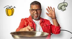 En la mesa:  Choca Mandros presenta a los mejores maestros de la cocina en América TV.