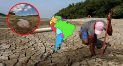 Sudamérica sufre una de las PEORES SEQUÍAS de la historia con efectos devastadores: estos son los países más afectados por la crisis hídrica