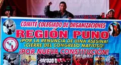 Gremios de Puno se suman al paro nacional en rechazo a Dina Boluarte durante la cumbre del APEC