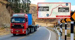 Restricciones en la Carretera Central a partir del 1 de noviembre: estos vehículos no podrán circular