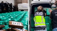 Interceptan más de 13 toneladas de cocaína enviada desde Ecuador en España: el mayor alijo de droga hallado en el país