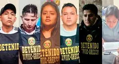 Capturan a 6 miembros de 'Los Pulpos', grupo criminal involucrado en extorsión y secuestro en La Libertad