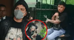 John Kelvin abandona comisaría esposado y llorando: fue trasladado en la misma patrulla que a su denunciante
